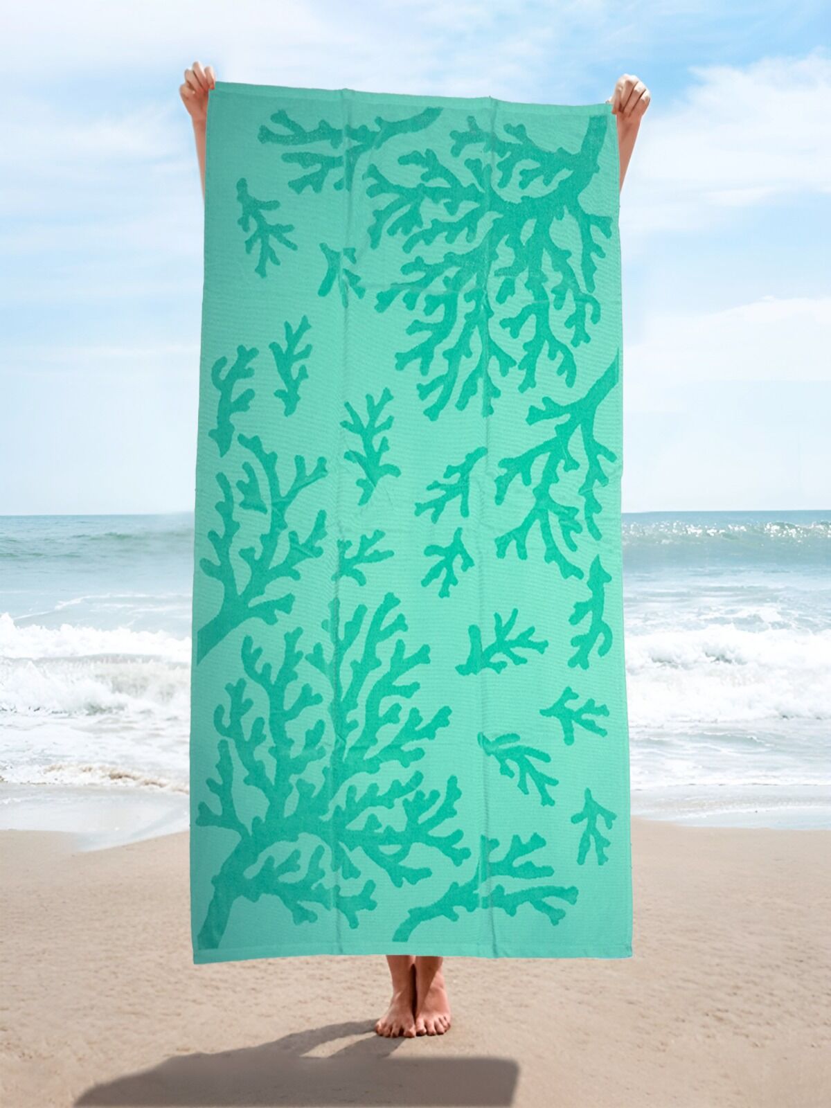 Sunwave serviette de plage 100 % coton