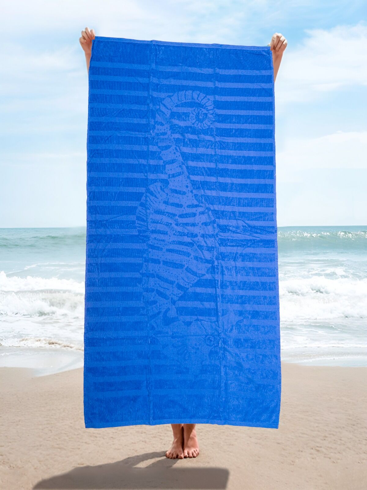 Sunwave serviette de plage 100 % coton