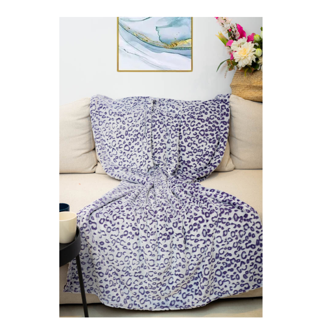 Couverture En Cachemire Doux Violet