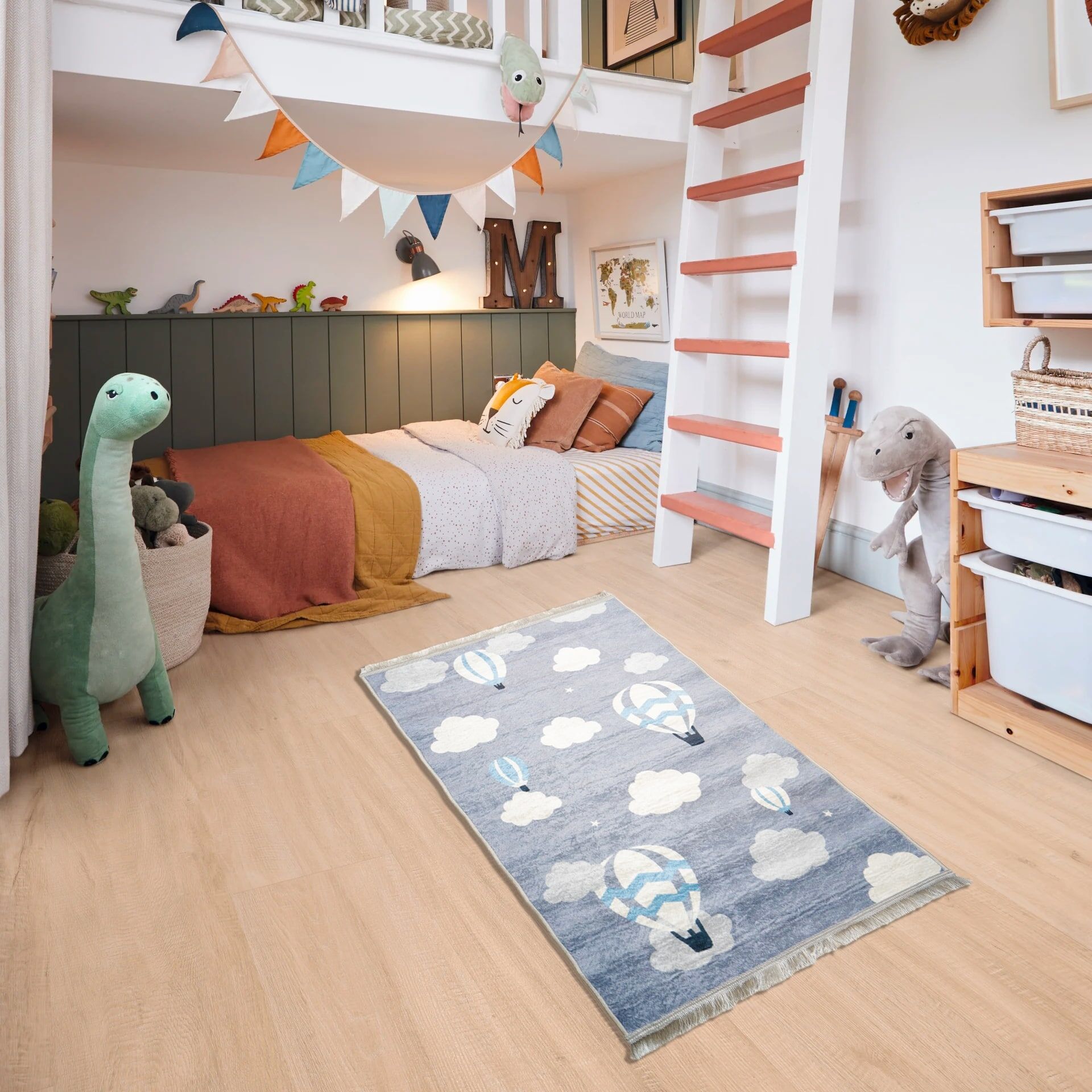 Tapis 2025 Enfants Easy Mama nuage 100*150