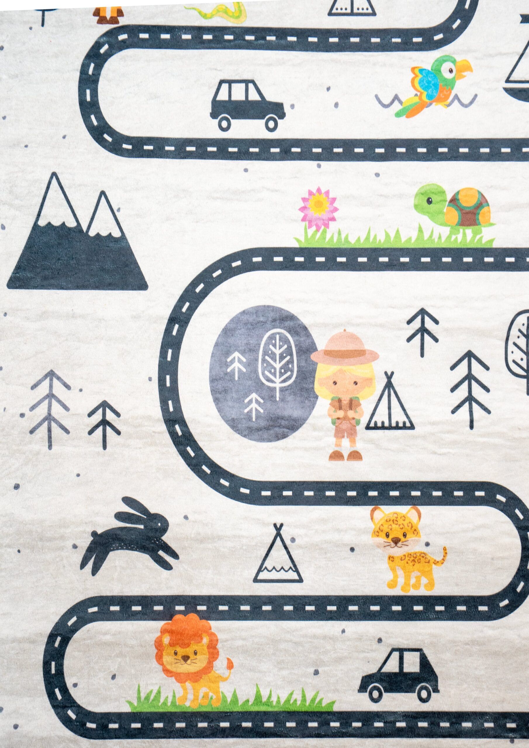 Tapis 2025 Enfants Easy Mama Circuit 100*150