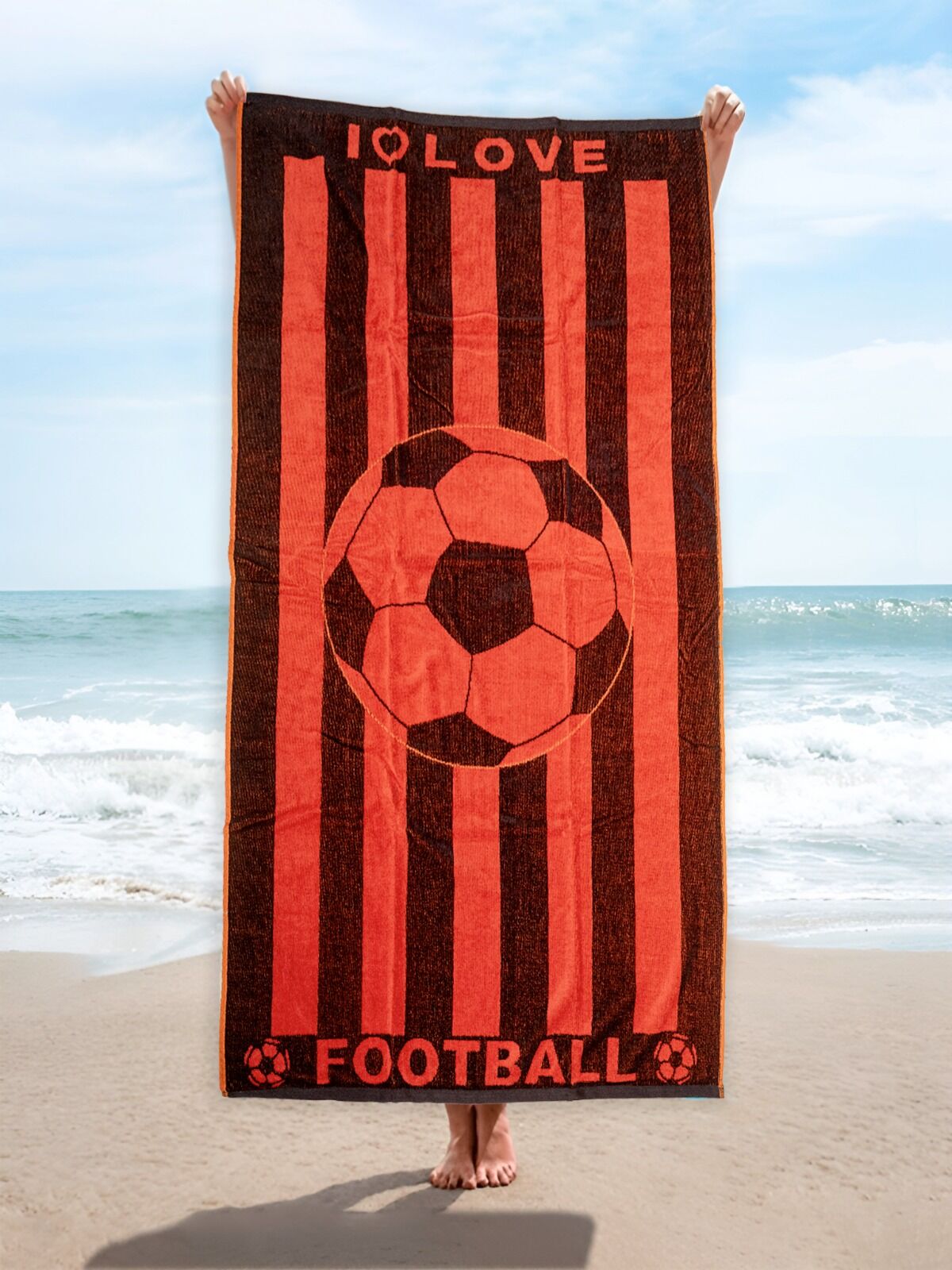 Sunwave serviette de plage 100 % coton