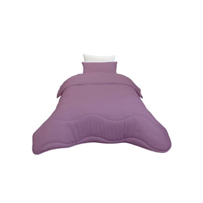 Couette Violet Microfibre (1 Place) -160x220cm  + 1 Taie d’Oreiller Offert  thumbnail 3