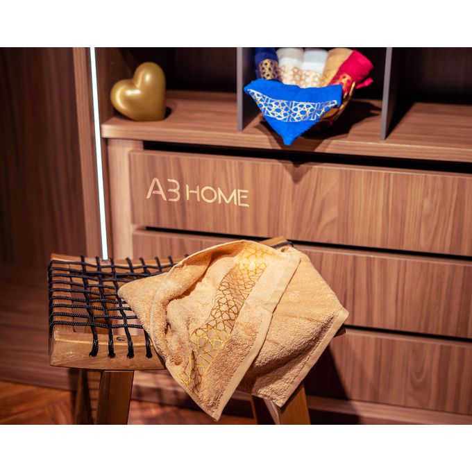 Arabesque Gold Authentique Pack Serviette 90x150 Beige thumbnail 2