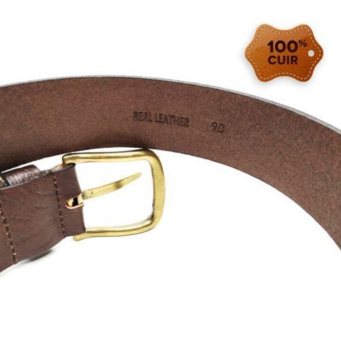 Ceinture 100% cuir pour hommes - Élégance Intemporelle thumbnail 3
