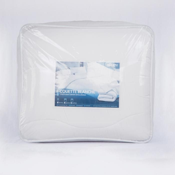 Couette  Blanche  Antiallergique 2 Places - 220x240 cm thumbnail 3