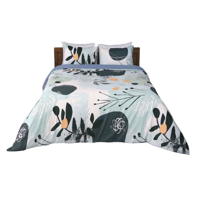 Housse de Couette  Feuillage Enchanté - 160x220 cm // Doux & Antiallergique