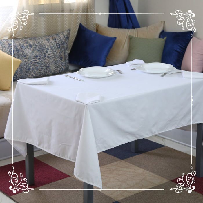 Nappe de Table - Élégance Serviettes Assorties - Anti-tache - Imperméable thumbnail 1
