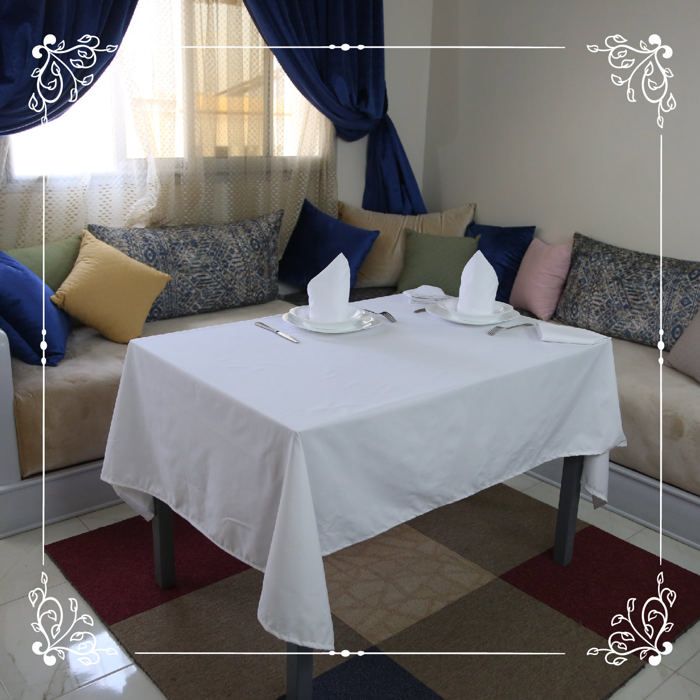 Nappe de Table - Élégance Serviettes Assorties - Anti-tache - Imperméable thumbnail 2