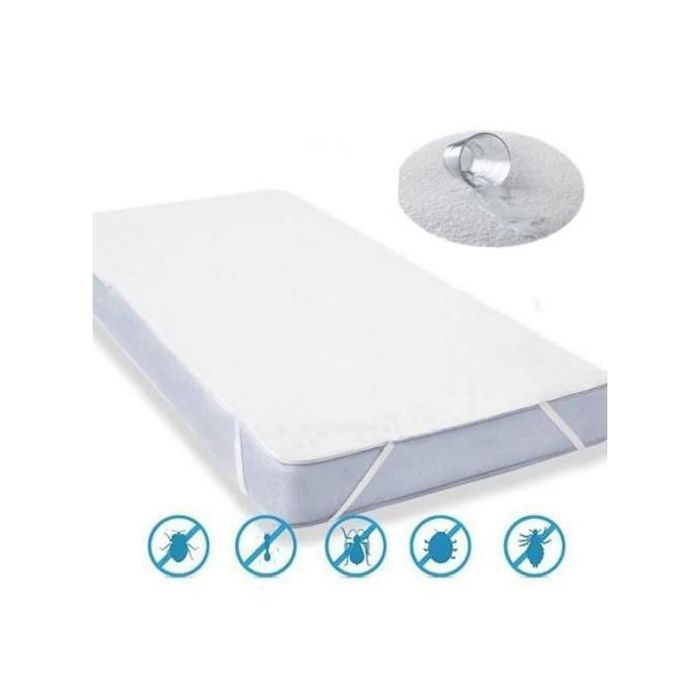 Protège Matelas Imperméable (1place) -90x190 cm / Protection Totale Confortable thumbnail 3