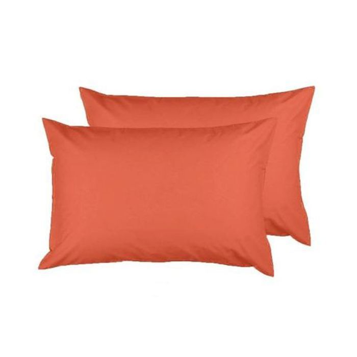 Couette Orange Microfibre Antiallergique 220x240 cm (2Places) +2Taies d’Oreiller Offerts thumbnail 2