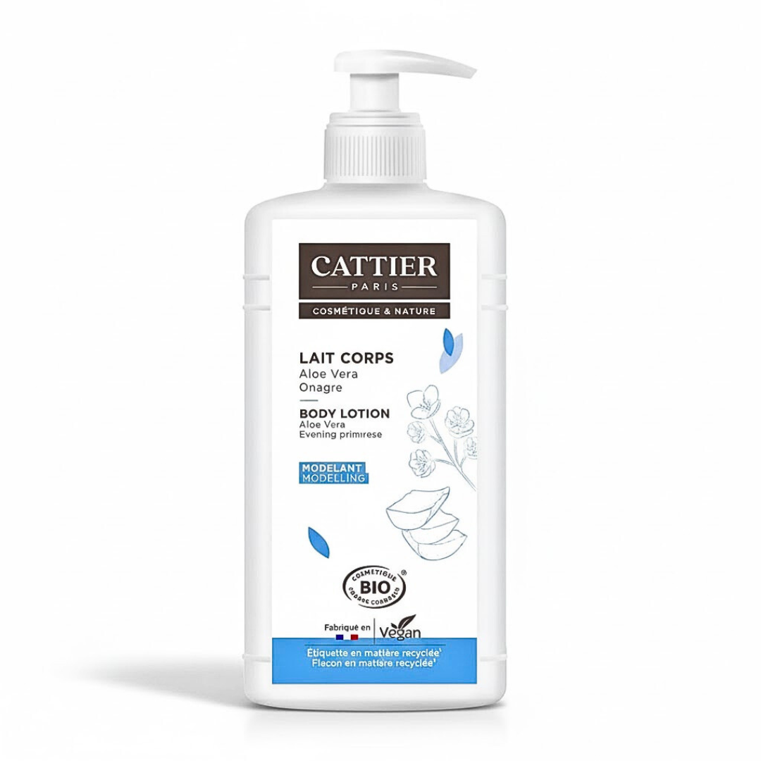 Cattier Lait Corps Huile D'onagre Parfum Aloe Vera
