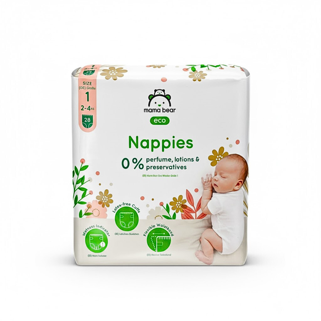 Mama Bear Couches Taille 1 2-4 Kg/28pieces