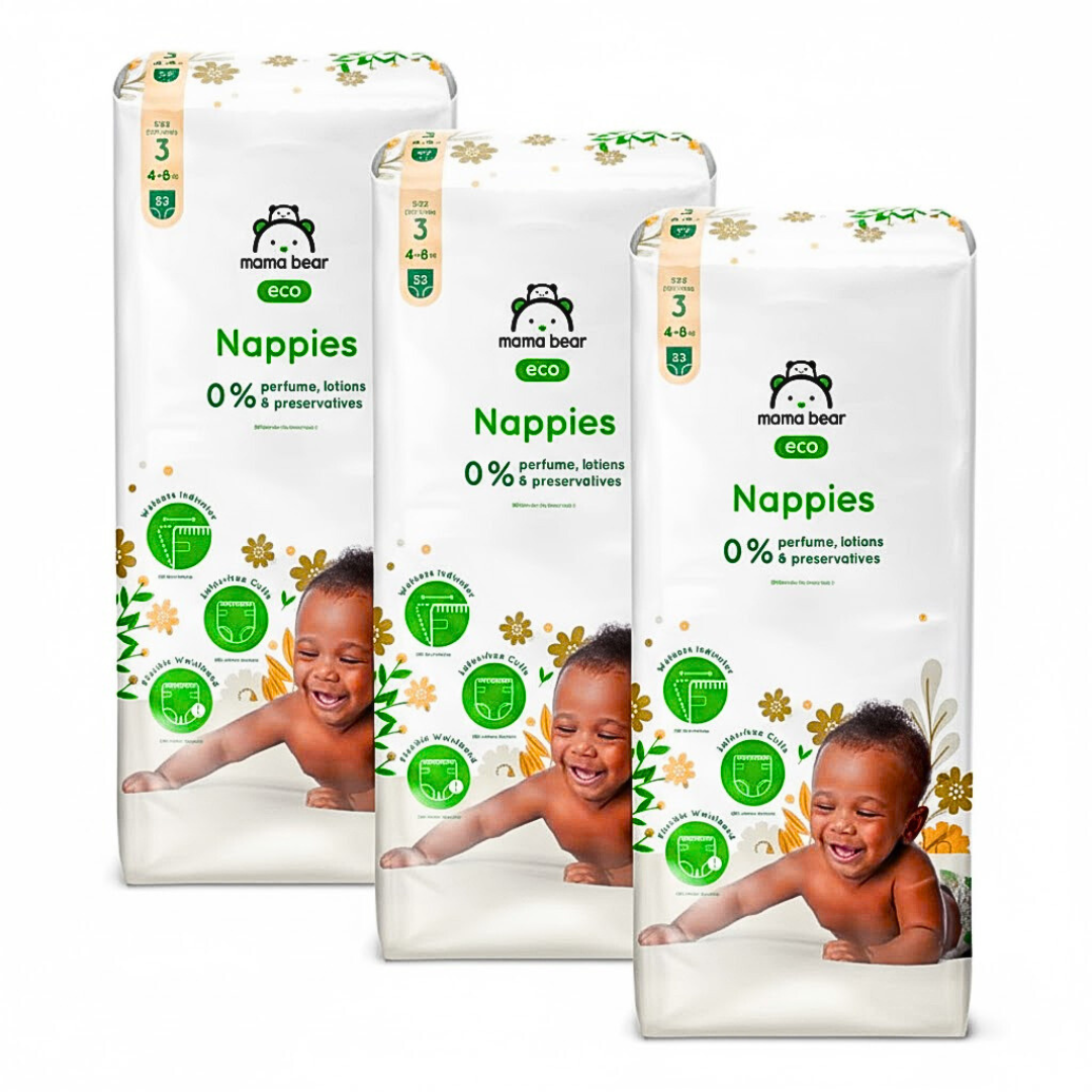 Mama Bear Couches Taille 3 4-8 Kg/52pieces