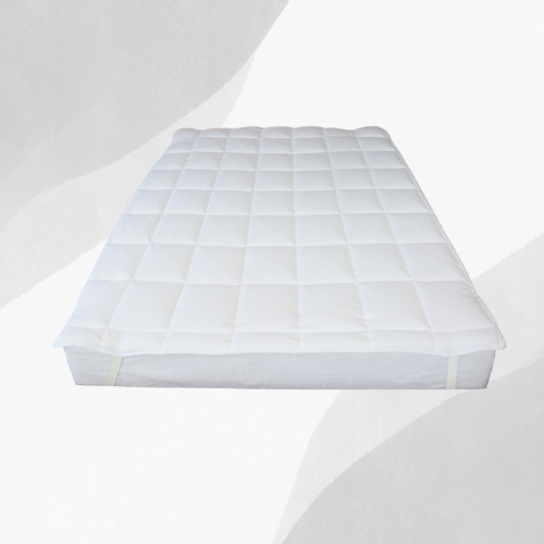 Surmatelas de confort Blanc - 1 Place  (90x200cm )- Améliorez Votre Confort de Sommeil thumbnail 1