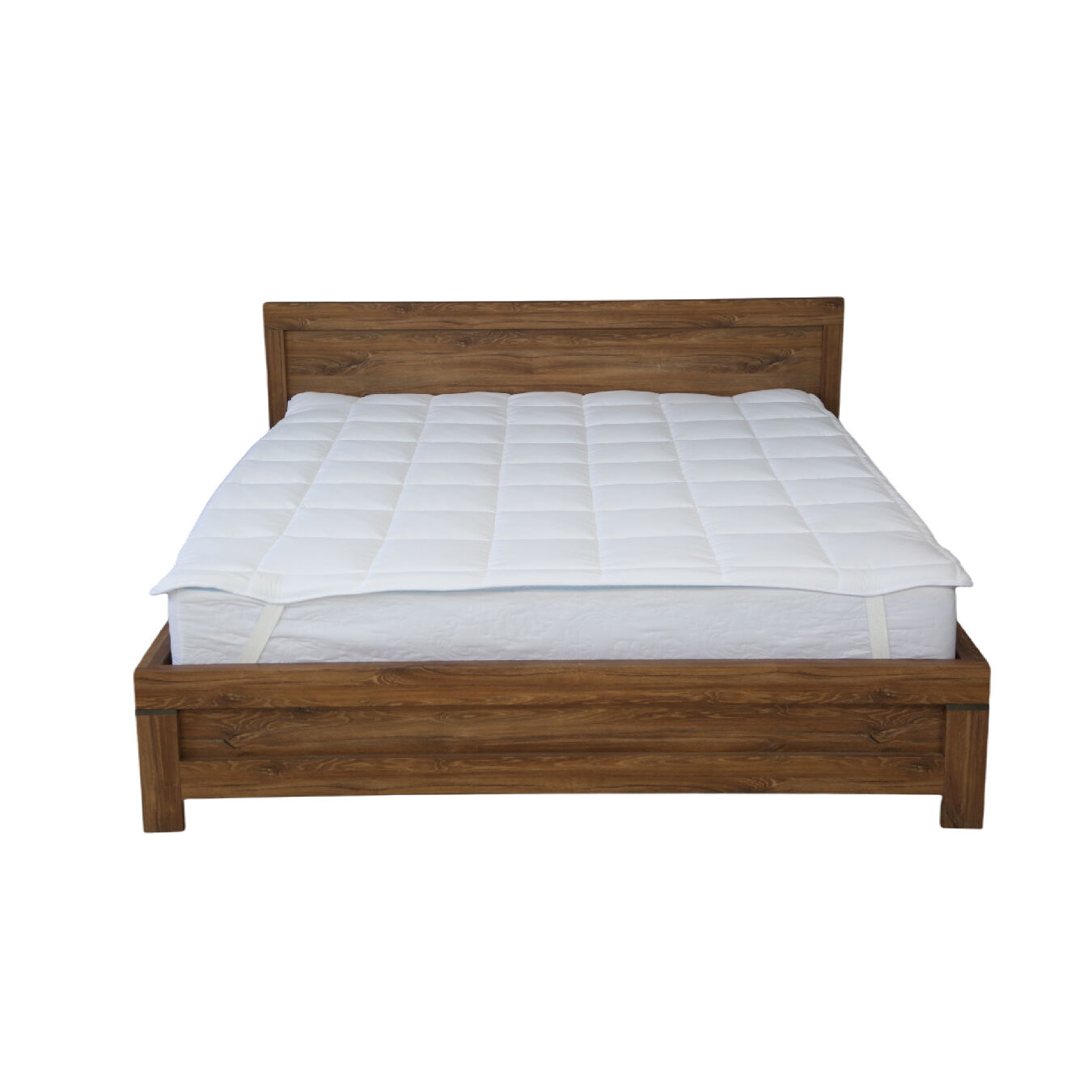 Surmatelas de confort Blanc - 1 Place  (90x200cm )- Améliorez Votre Confort de Sommeil thumbnail 4