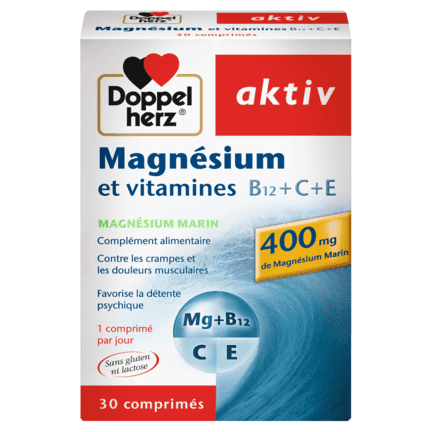 AKTIV Magnésium & Vitamines | 30 Comprimés