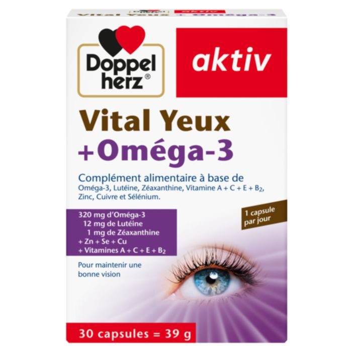 Aktiv Vital Yeux +Oméga-3 30 Capsules