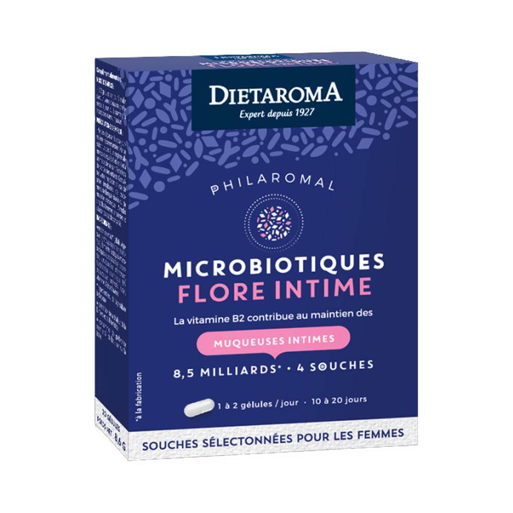Microbiotique Flore Intime 20 Gélules - Équilibre & Confort Pure - Probiotiques Spécialisés