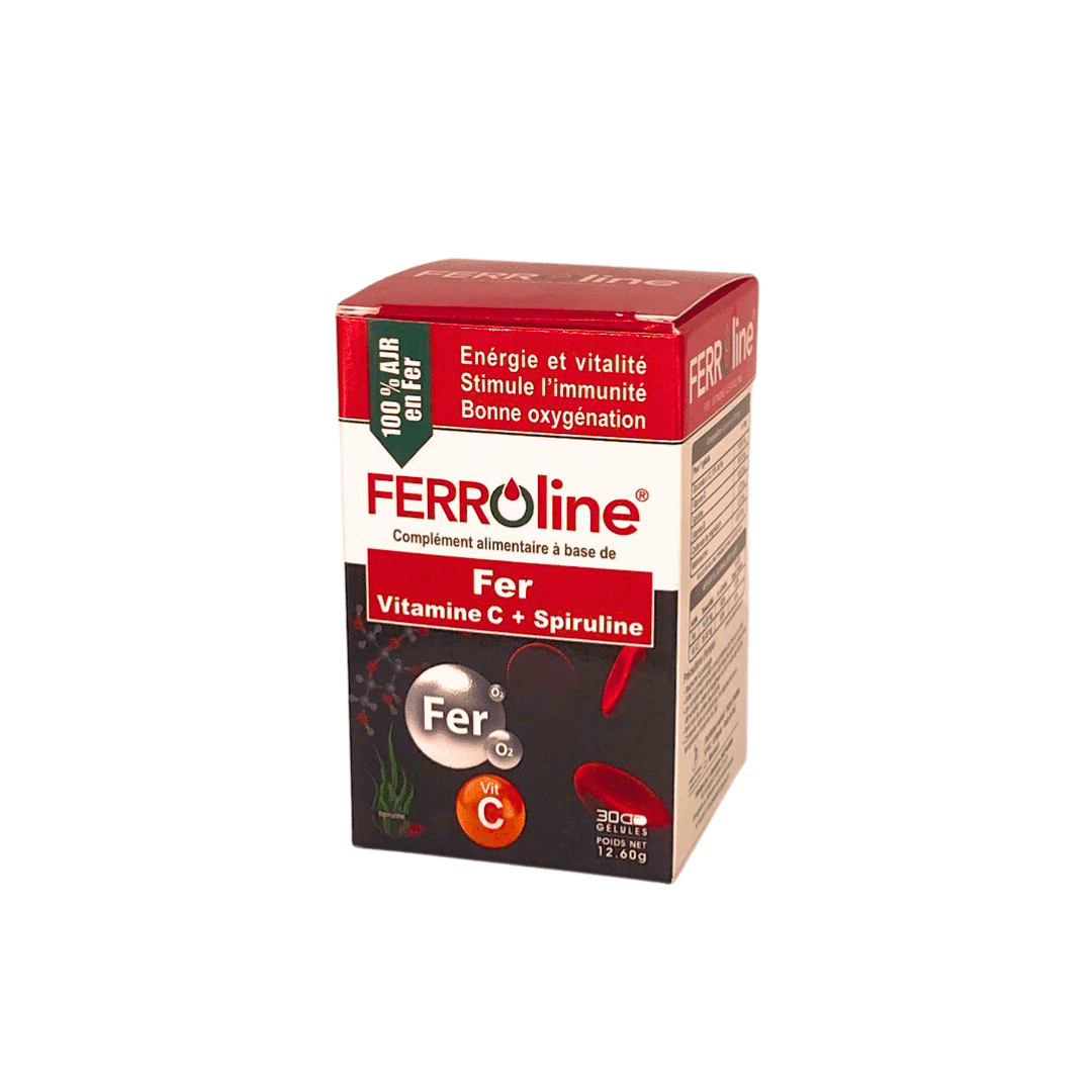 Fer Vitamine C & Spiruline 30 Gelules