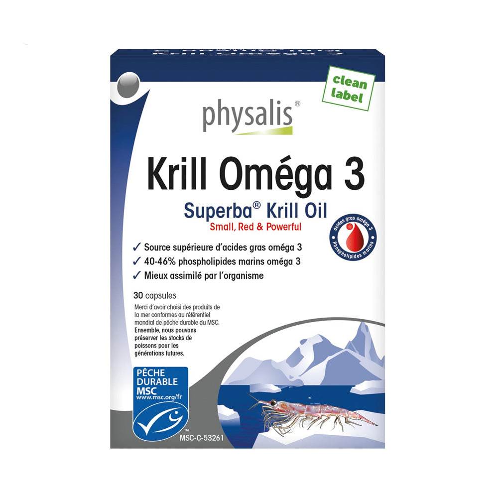 Krill Oméga 3 30 Capsules