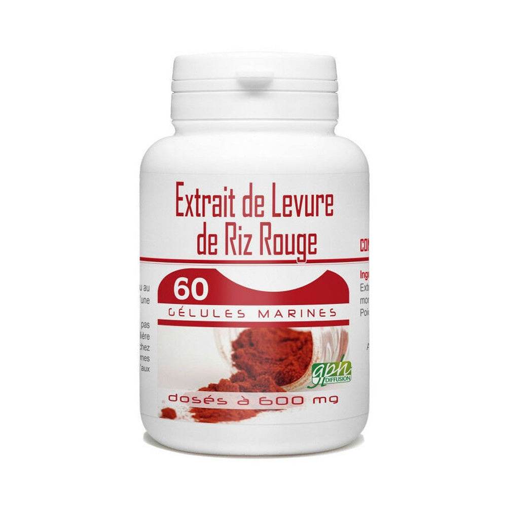 Extrait De Levure De Riz Rouge 60 Gélules 600mg