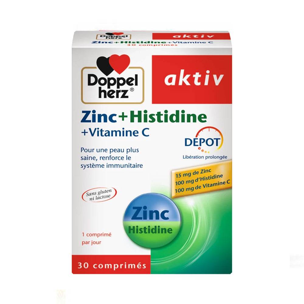 Zinc + Histidine + Vitamine C 30 Capsules