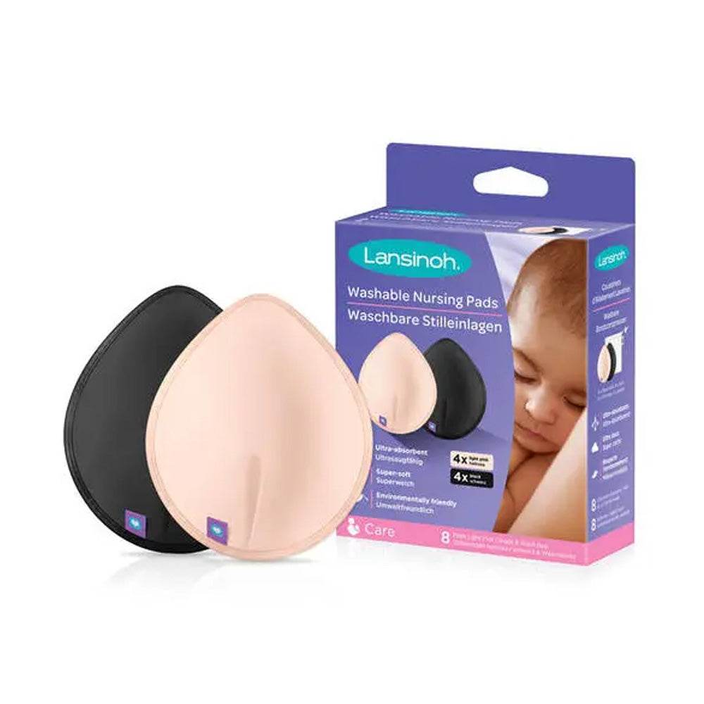 Coussinets Dallaitements Lavables rose/noir 8 Pads