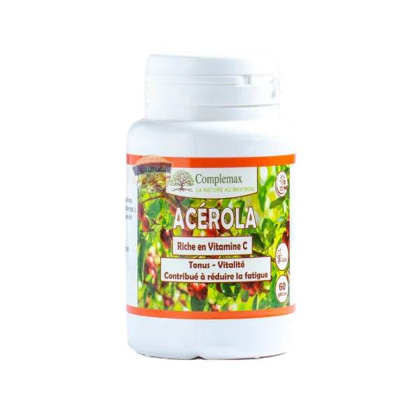 Acerola 500mg Vitamine C Naturelle - 60 Gélules