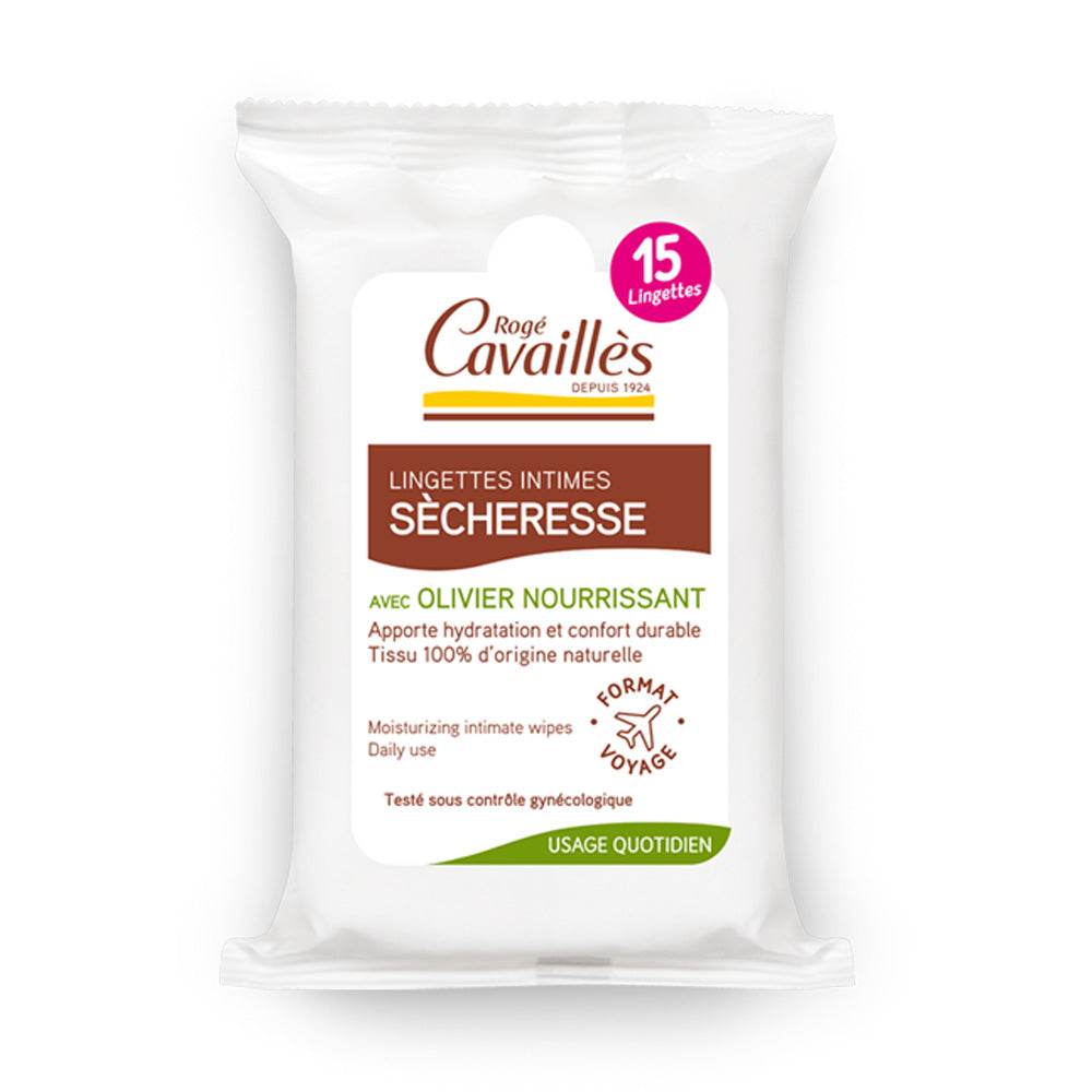 Lingettes Intimes Sècheresse 15 Lingettes
