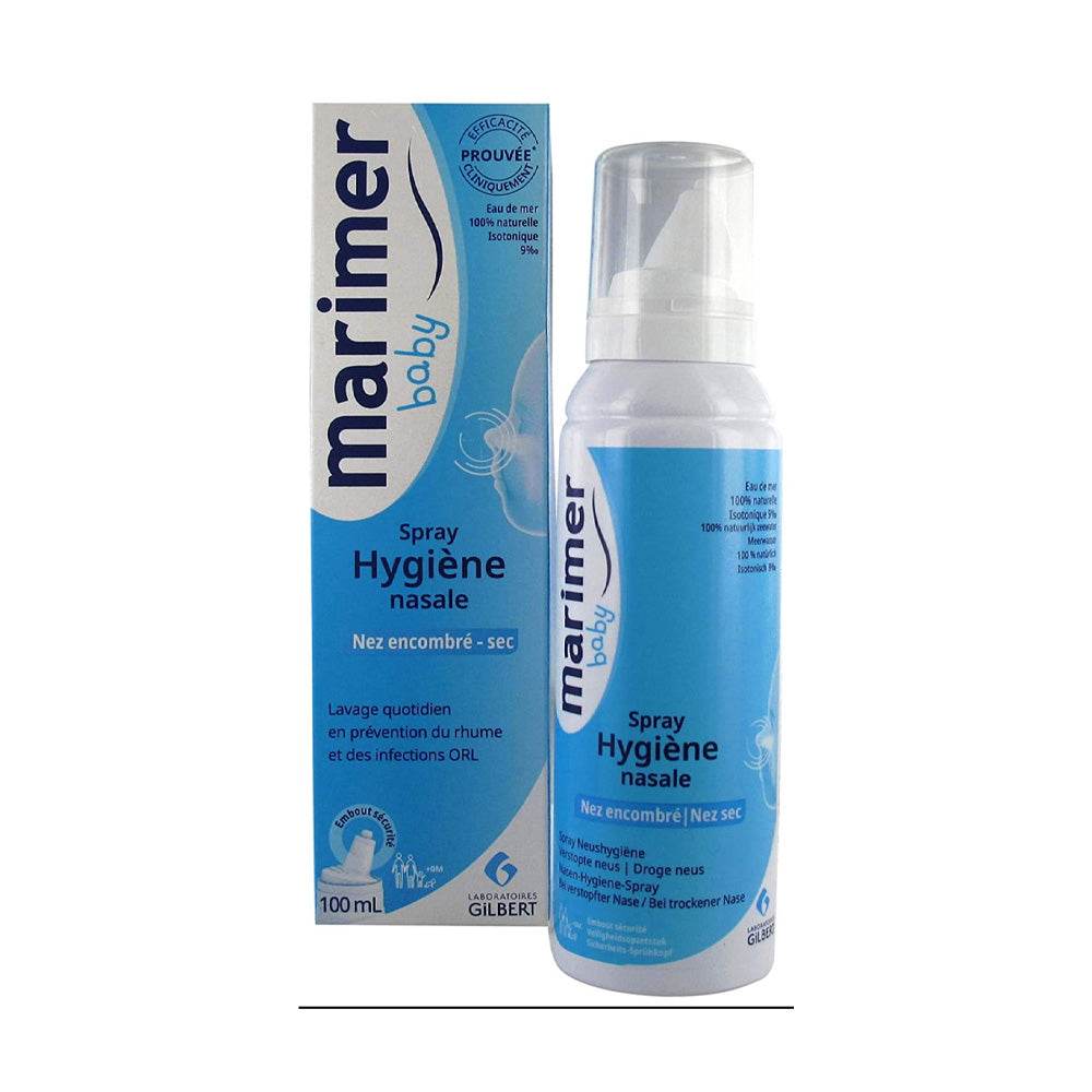 Gilbert Marimer Eau De Mer Isotonique Hygiène Nasale Nez Sec-Encombré 100ml