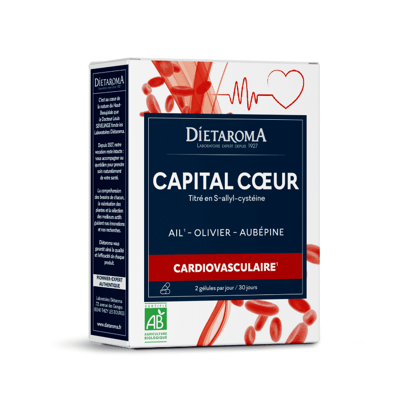 Capital Cœur 60 Gélules - Santé Cardiovasculaire & Circulation Pure - Protection Cardiaque