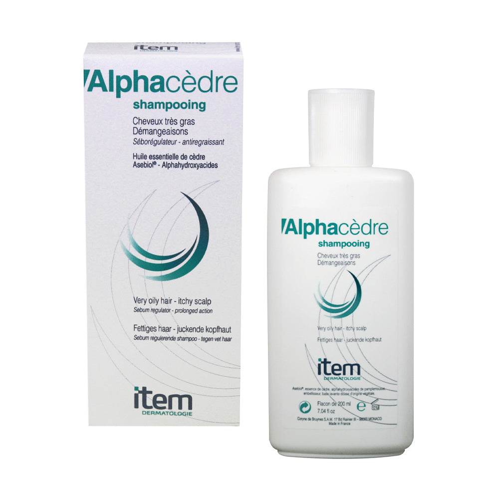 Item Alphacèdre Shampoing Cheveux Très Gras Démangeaisons 200ml