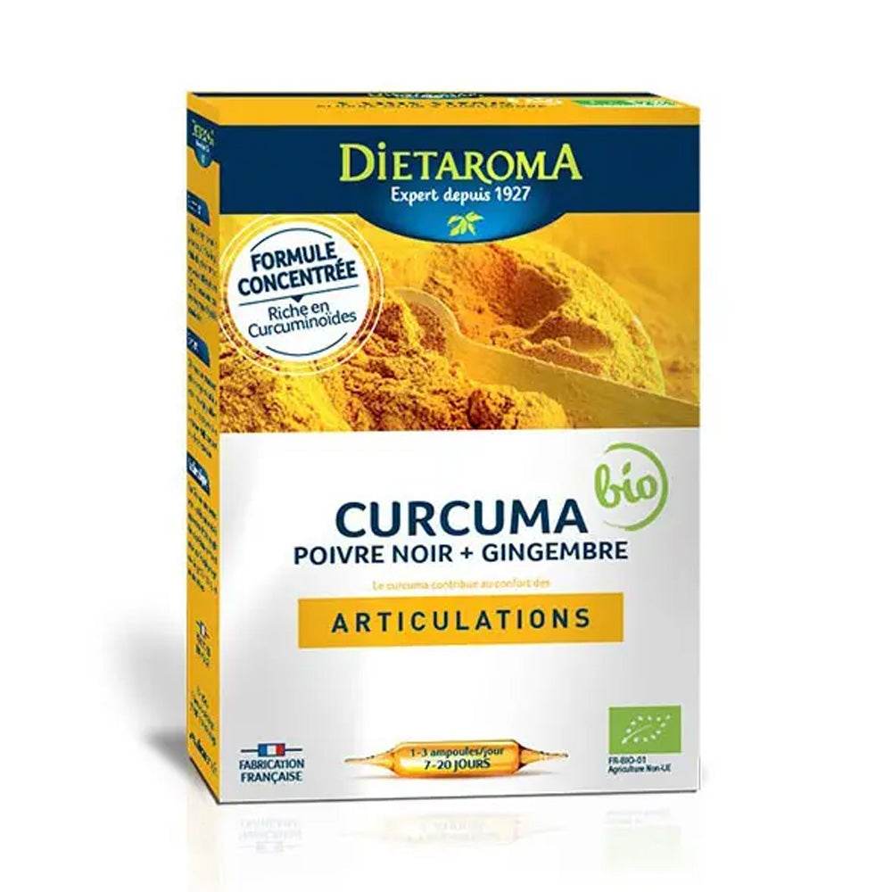 Curcuma + Gingembre 20 Ampoules × 10 ml 
