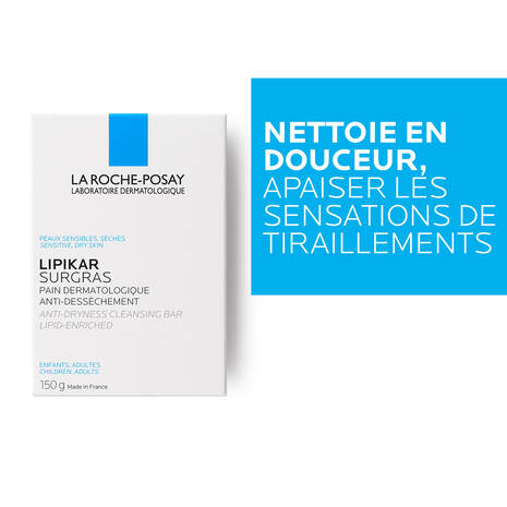 La Roche-posay Lipikar Pain Dermatologique Anti-dessèchement 150g - Savon Peaux Sèches thumbnail 1
