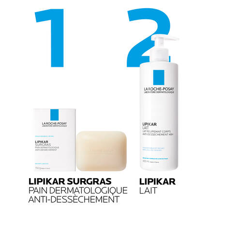 La Roche-posay Lipikar Pain Dermatologique Anti-dessèchement 150g - Savon Peaux Sèches thumbnail 3