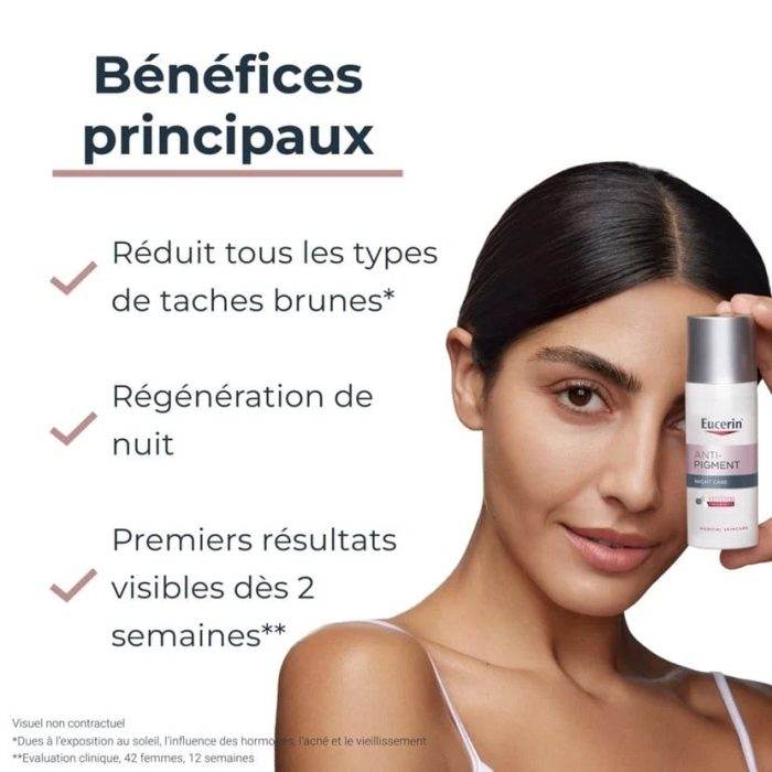 EUCERIN Anti-Pigment Soin de Nuit 50ml Thiamidol Breveté Anti-Taches Régénération Nocturne Dermatologique thumbnail 2