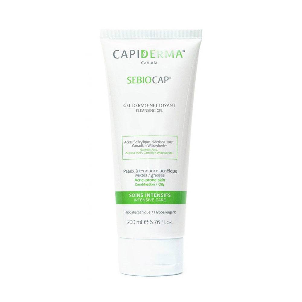 Capiderma Sebiocap Gel Dermo-Nettoyant Purifiant 200ml