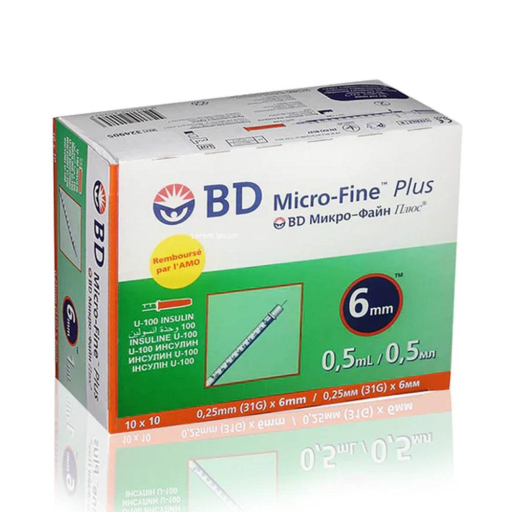 BD micro-fine plus Aiguille Insuline 31G/6mm