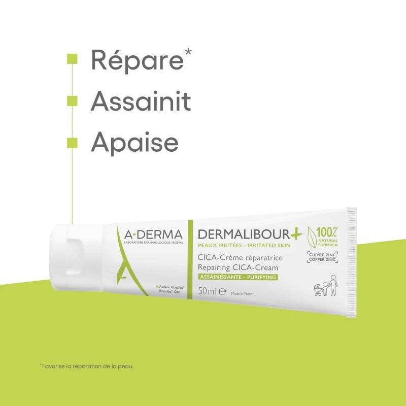 DERMALIBOUR Crème Réparatrice 50ml - Peaux Irritées