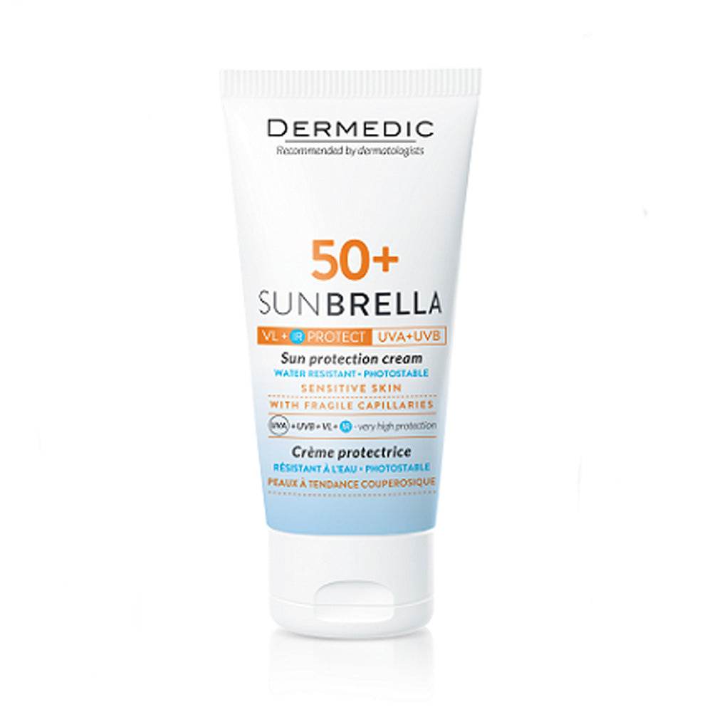 Dermedic Sunbrella Crème SPF 50+ Peaux Sensibles Pour Couperosique 40ml