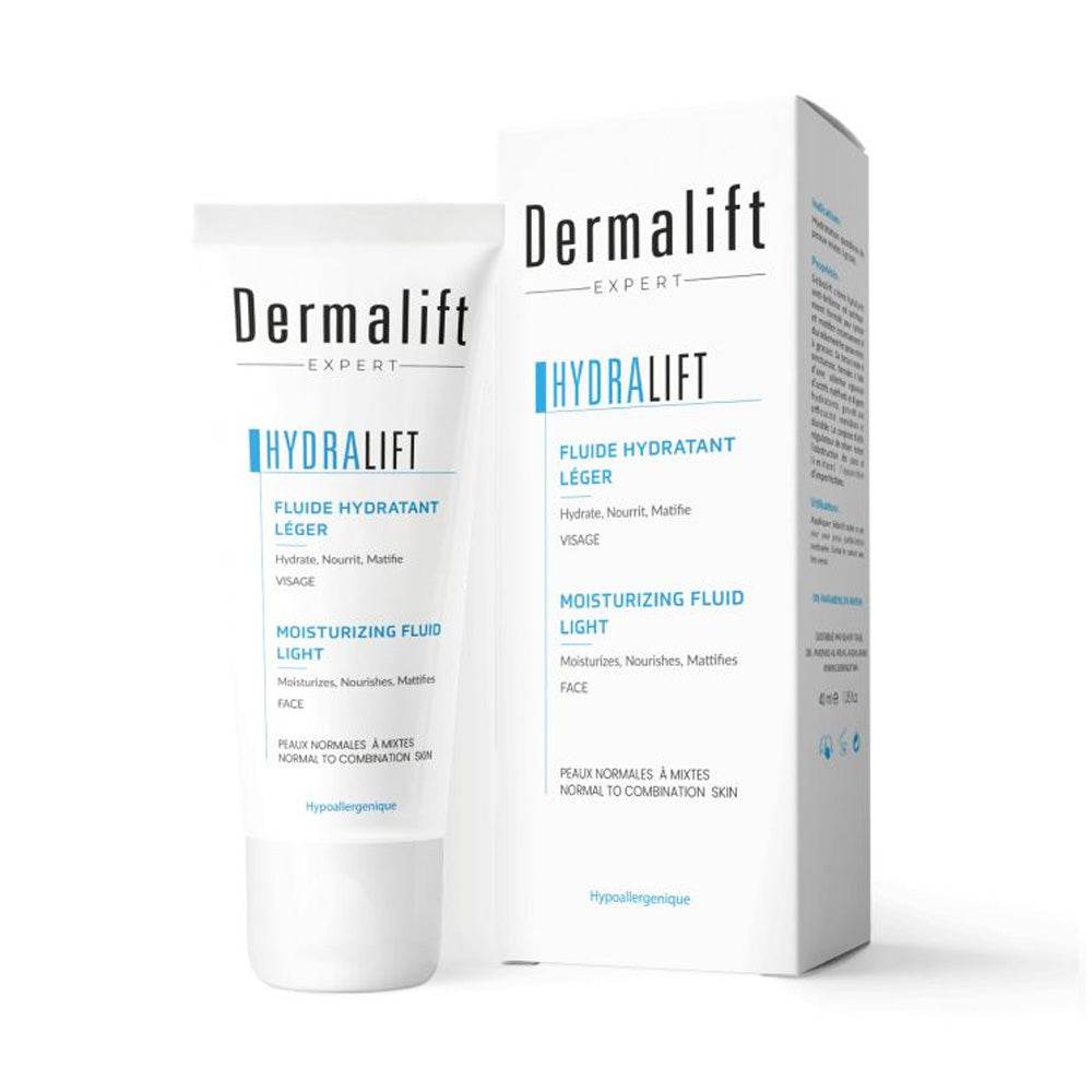 Dermalift Hydralift Fluide Hydratante Peaux Normales à Mixtes 40 ml