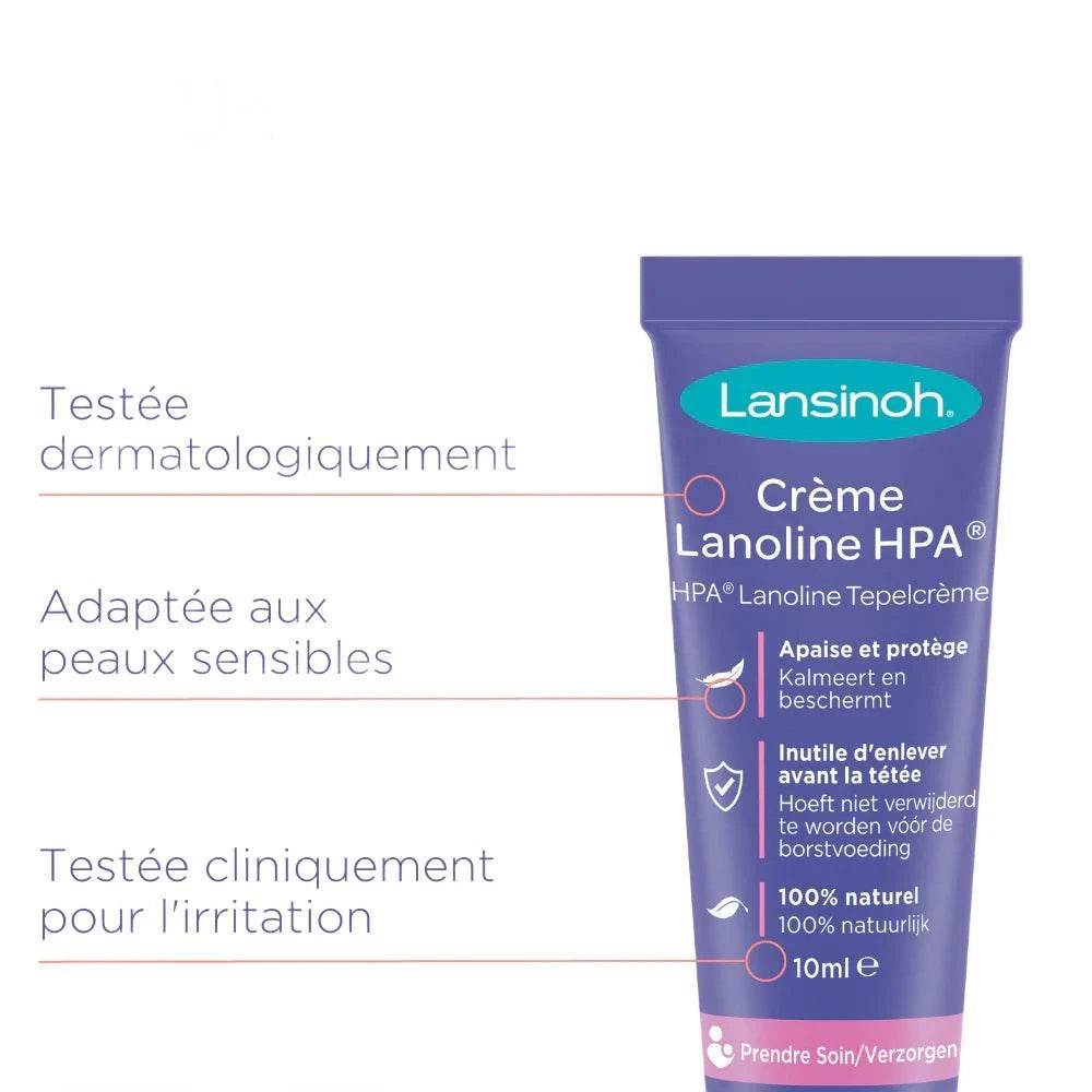 Crème lanoline Hpa Mamelons 10ml