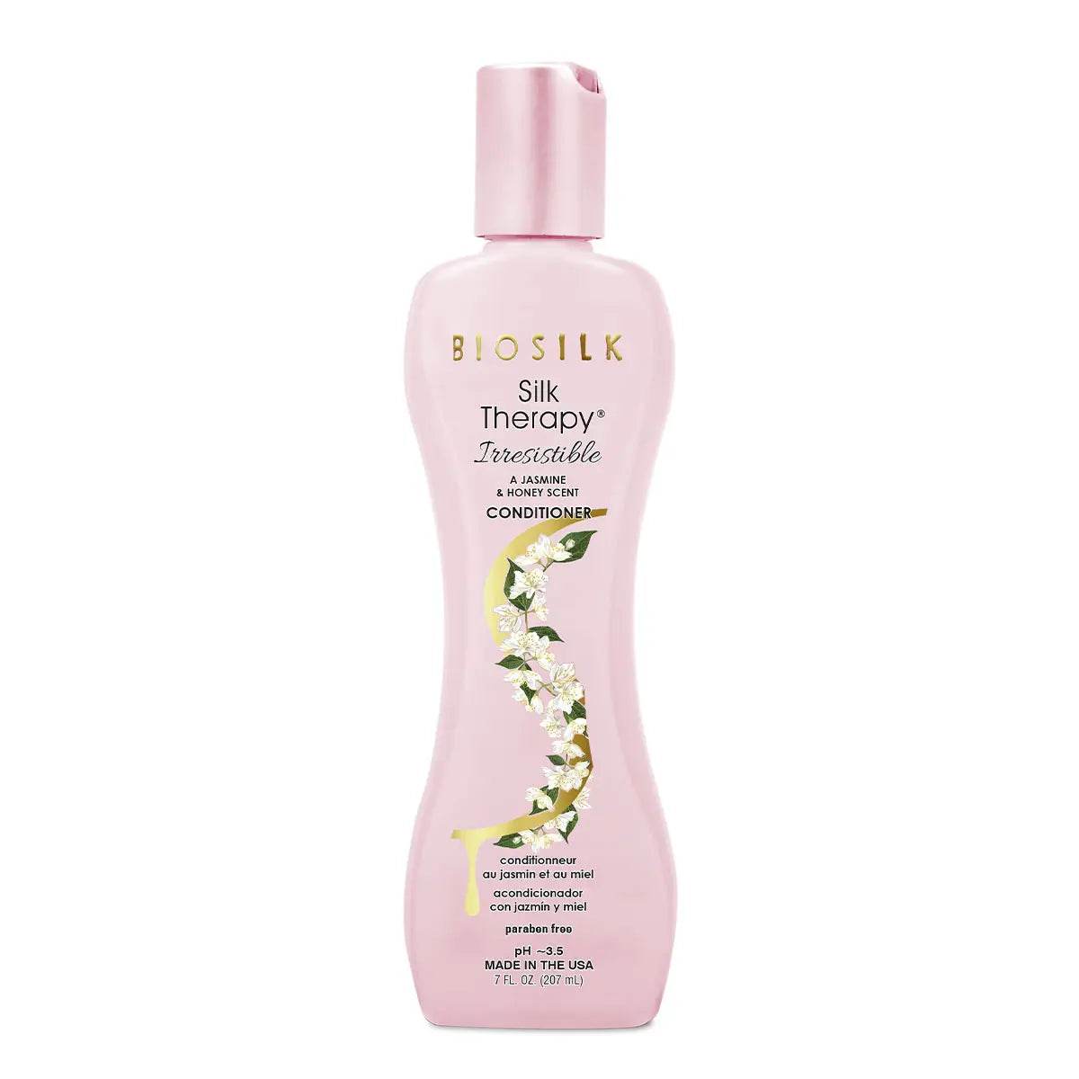 BIOSILK Silk Therapy Irresistible Après-Shampooing 207ml Conditioner Soie Pure Hydratation Brillance