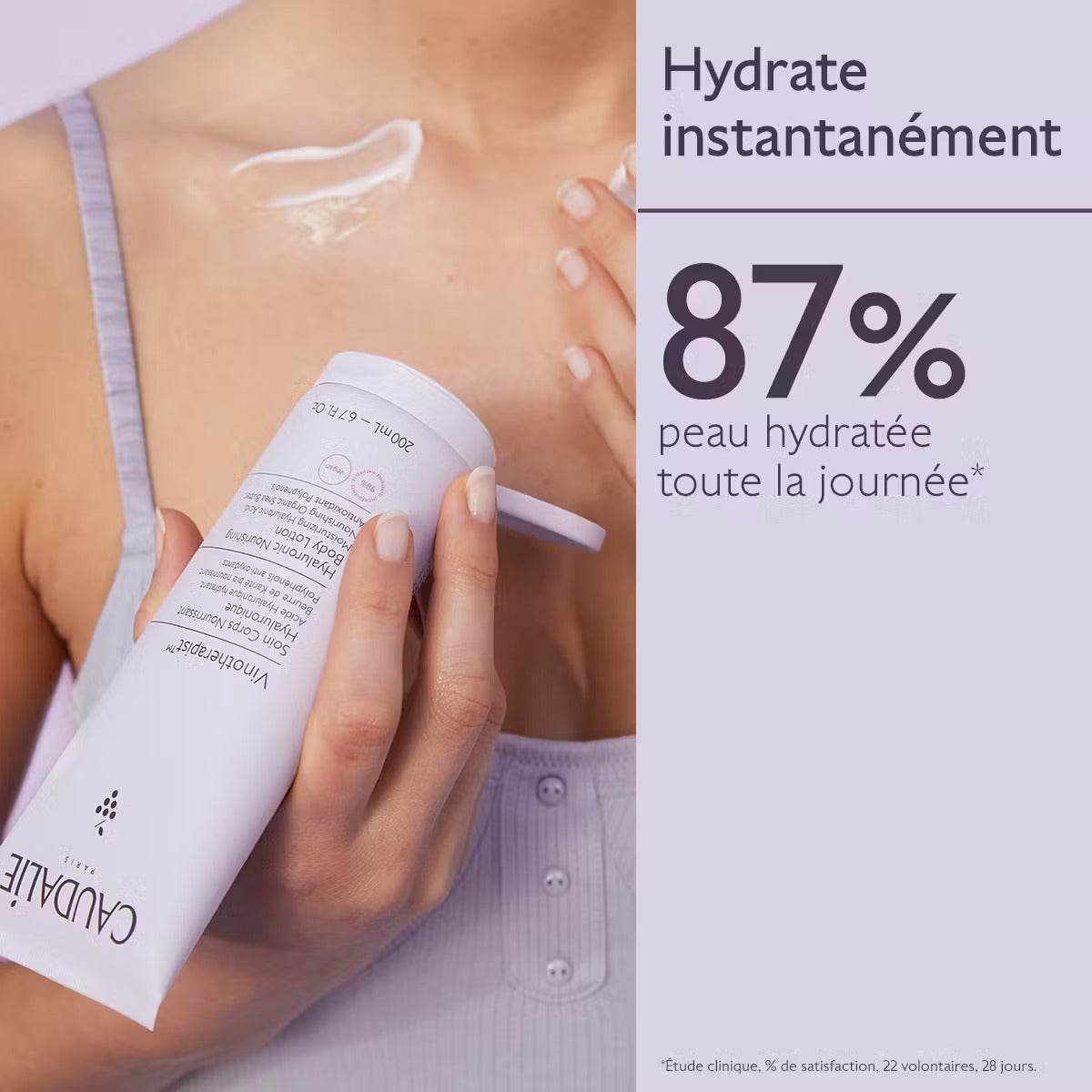 Vinotherapist Soin Corps Nourrissant Hyaluronique Hydratation 24h