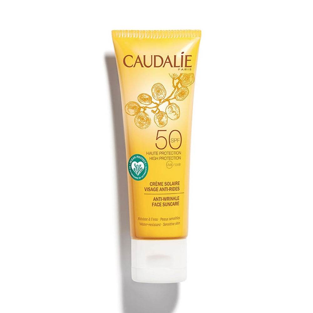 Crème Solaire Visage Anti-Rides SPF 50 50ml - Protection Anti-Âge Haute