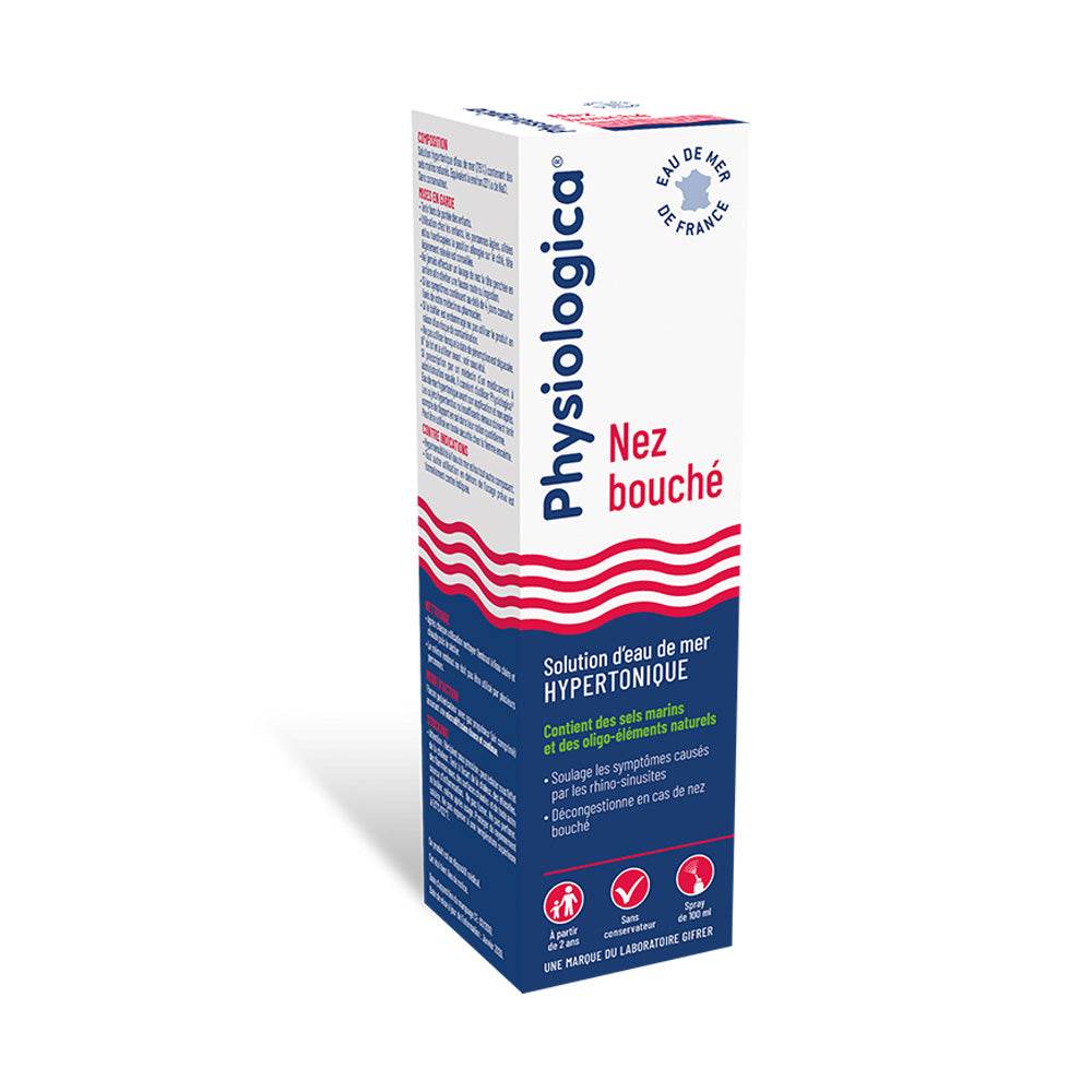Gifrer Physiologica Solution Eau De Mer Spray Isotonique 100 Ml