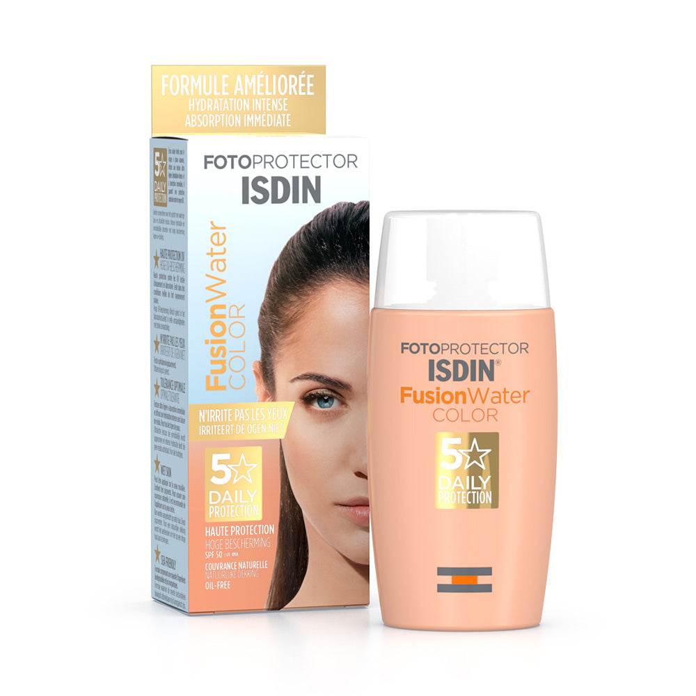 Fotoprotector Fusion Water Color Spf50+- Protection Solaire Teintée Aqua