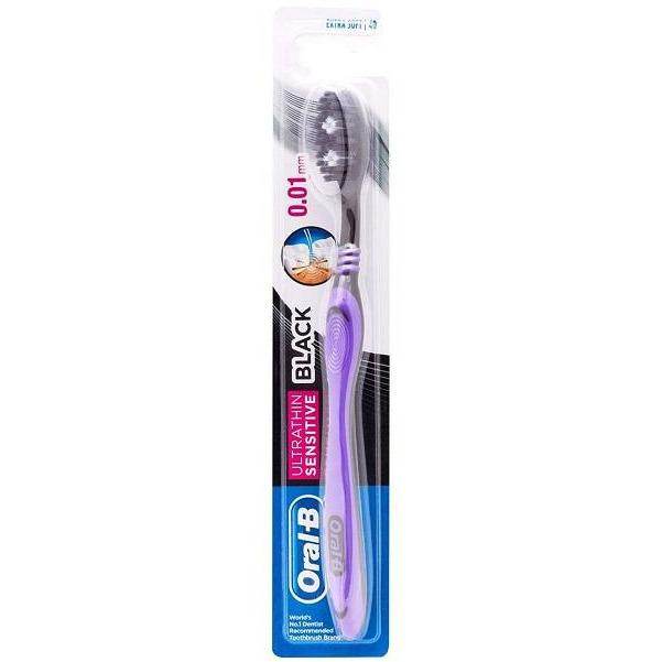 Oral-B Brosse A Dents Noir Ultrathin Sensitive Extra Soft