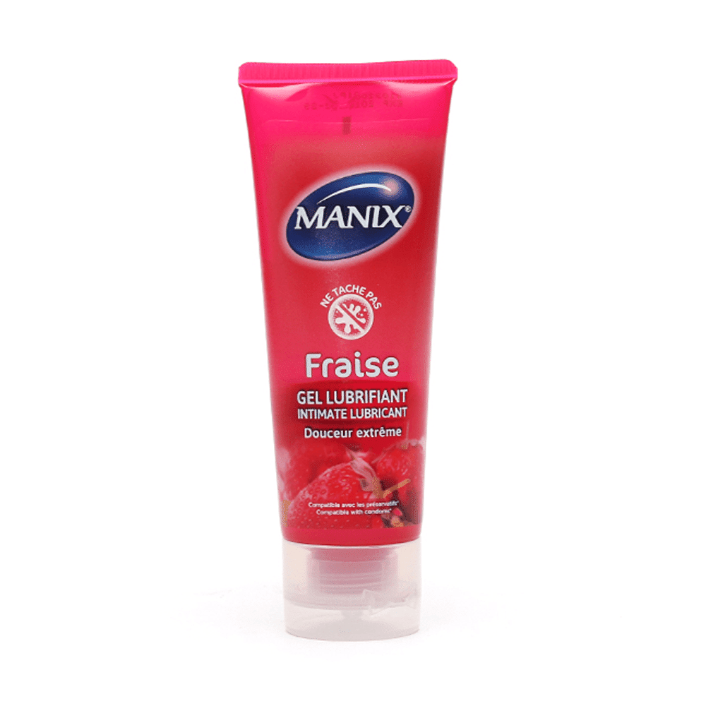 Manix Fraise Gel Lubrifiant 80ml